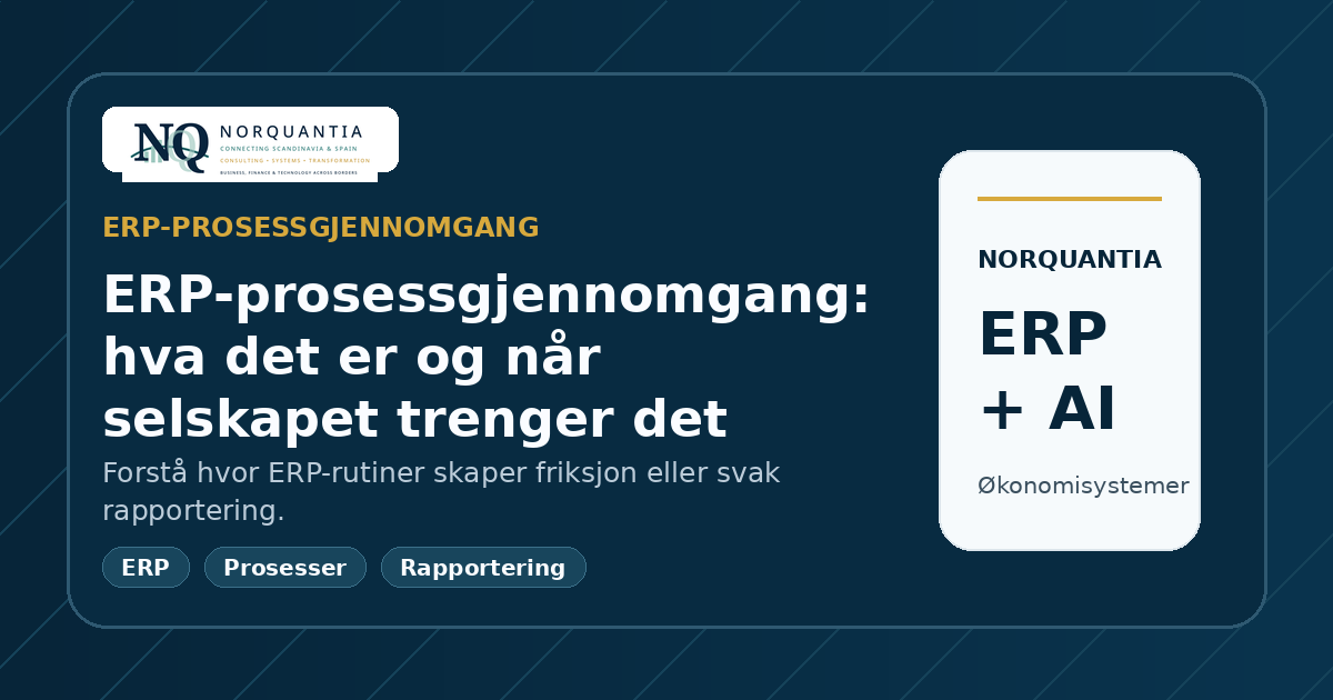 ERP-prosessgjennomgang: hva det er og når selskapet trenger det